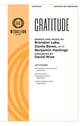 Gratitude SATB choral sheet music cover